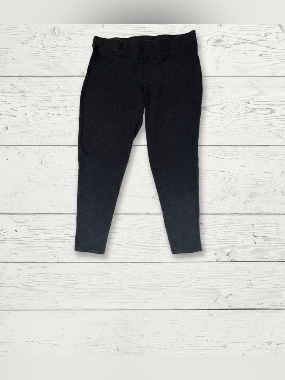 Torrid Crop Leggings Size 2 2X 18 20 Gray Stretch Mid Rise Cotton Capri Pants